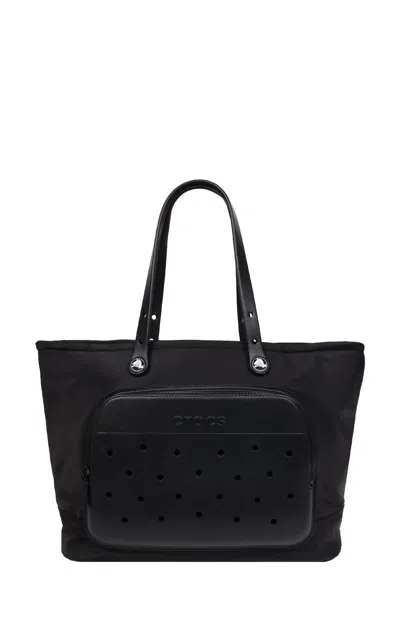 Crocs Women's Black Pocket Large Tote Bag