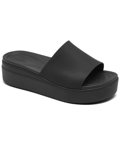 Crocs Brooklyn Slide In Black