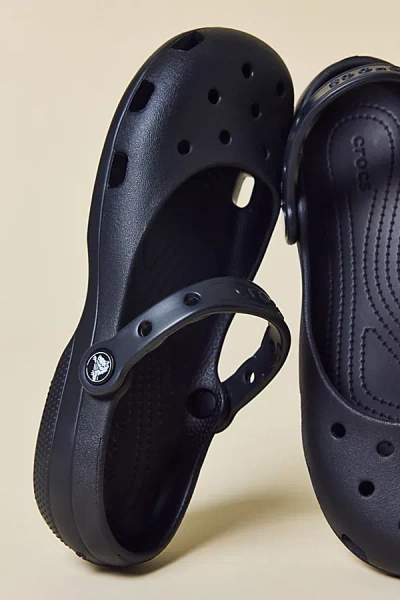 Crocs Women's Classic Ballet Clog In Black, Women's At Urban Outfitters