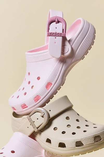 Crocs Women's Classic Buckle Clog In Bubble Ice, Women's At Urban Outfitters In Multi