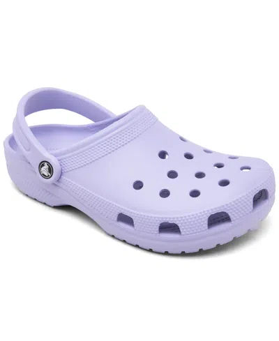 Crocs Women's Classic Clogs From Finish Line In Mystic Purple
