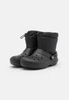 Crocs Women's Classic Lined Neo Puff Boots In Black In Black