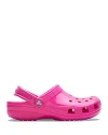 Crocs Women's Classic Neon Clogs In Pink Crush