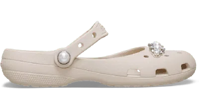 Crocs Classic Pearls Ballet In Brown