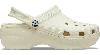 Crocs Off-white Classic Platform Clogs In Bone