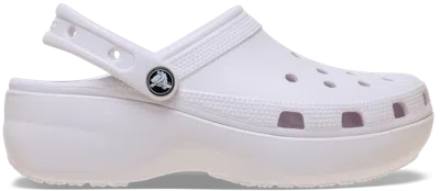 Crocs Women's Classic Platform Clog; Grape Ice, W9 In Purple