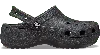 Crocs Baya Platform Glitter Clog In Black