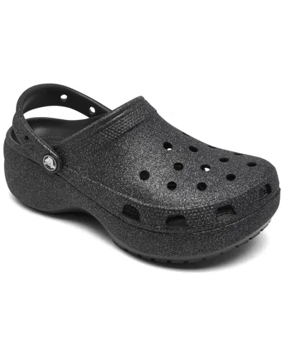 Crocs Little Kids Classic Clogs From Finish Line In Black