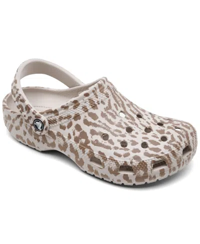 Crocs Women's Classic Pop Animal Clogs From Finish Line In Multi