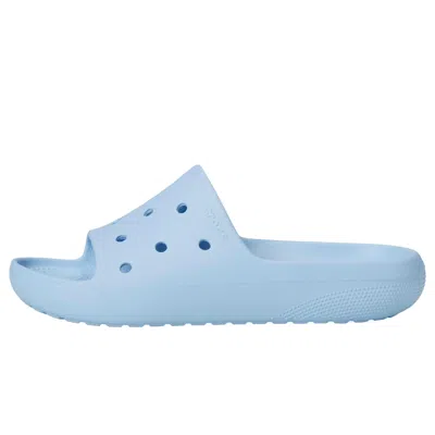 Crocs Women's  Classic Slide 2.0 Blue Calcite 209401-4ns In Multi