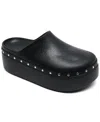 Crocs Dylan Platform Studded Clog In Black