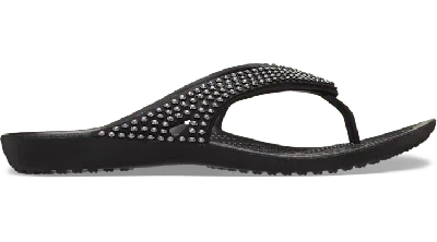 Crocs Women's Kadee Ii Jewels Flip In Black