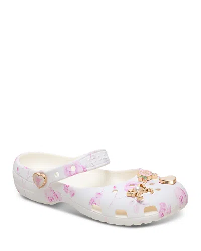 Crocs Women's Loveshackfancy Floral Print Classic Ballet Flat In Multi
