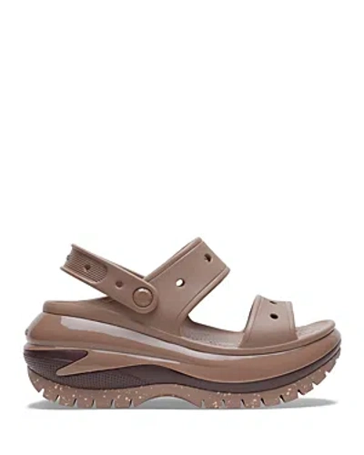 Crocs Mega Crush Sandals In Latte-brown In Neutral