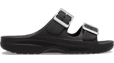 Crocs Women's Metallic Buckle Saturday Sandal In Multi