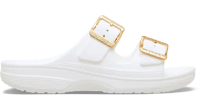 Crocs Women's Metallic Buckle Saturday Sandal In Multi
