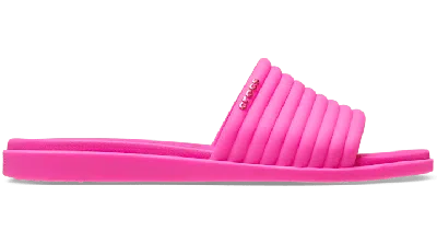 Crocs Women's Miami Slide In Pink Crush