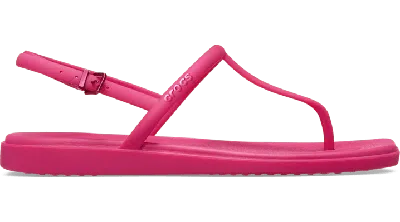 Crocs Women's Miami Thong Flip; Dragon Fruit, W8