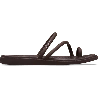Crocs Women's Miami Toe Loop Sandal In Brown