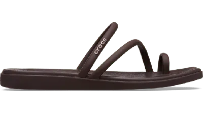 Crocs Women's Miami Toe Loop Sandal In Coffee