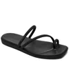 Crocs Women's Miami Toe Loop Sandals From Finish Line In Black