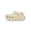 Crocs Round-headed Sandals With Platform Soles In Bone