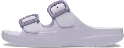Crocs | Women | Saturday Enamel Buckle | Sandals | Purple Halo | 7
