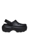 CROCS WOMEN'S STOMP PLATFORM CLOGS