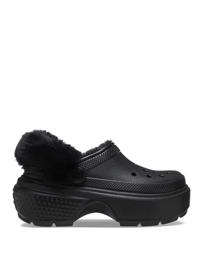 CROCS WOMEN'S STOMP LINED CLOGS
