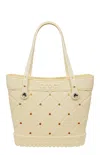 Crocs Medium Quilted Tote In Yellow Light