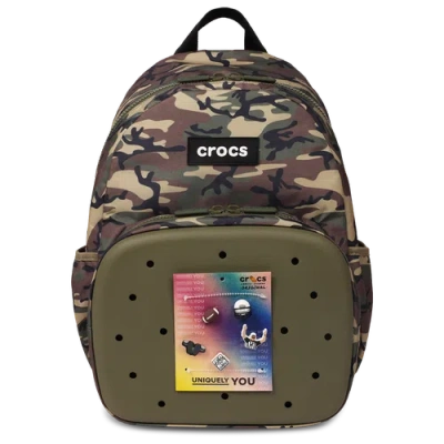 Crocs Womens Back To School Backpack With Eva Front Pocket In Camo