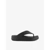 Crocs Getaway Platform Flip Flops In Black