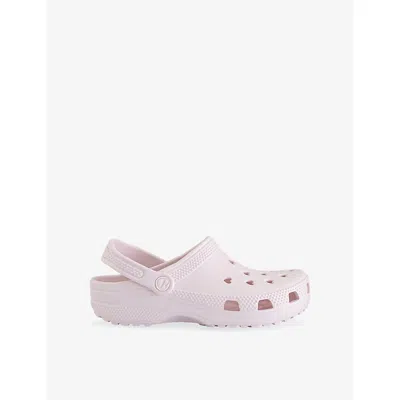 Crocs Womens Classic Hearts Rubber Clogs Bubble Ice Eur 37 / 4 Uk