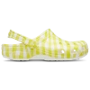Crocs Classic Gingham Clog In Daylilly/white