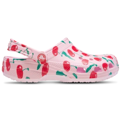 Crocs Womens  Classic Clogs In Red/pink