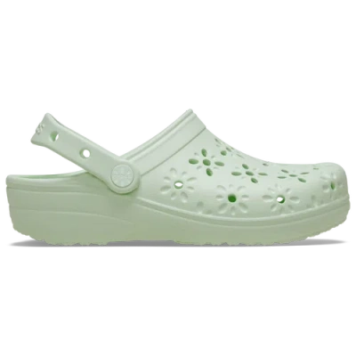 Crocs Womens  Classic Floral In Jade Tint/green