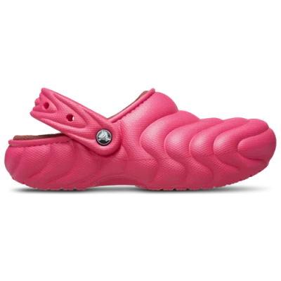 Crocs Women's Classic Lined Overpuff Clogs From Finish Line In Dragon Fruit