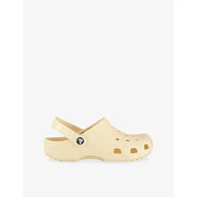 Crocs Womens Classic Rubber Clogs Yellow Light Eur 37 / 4 Uk