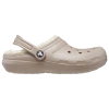 Crocs Classic Lined Clog Sandals In Bone
