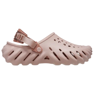 Crocs Womens  Echo Clogs In Pink Clay