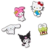 Crocs Womens  Jibbitz Hello Kitty 5 Pack In Pink/white