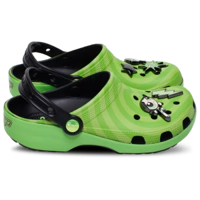 Crocs Womens  Powder Puff Girls Classic Clogs In Green