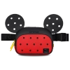 Crocs Womens Disney Mickey Mouse X 3d Ears Belt Bag In Burgundy