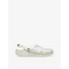 Crocs Womens Swarovski Classic Rubber Clogs Linen Eur 41 / 8 Uk
