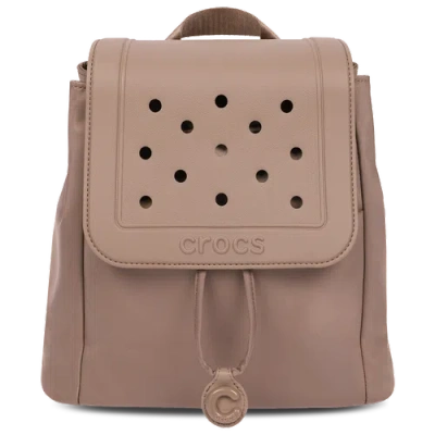Crocs Womens Mini Fashion Backpack With Eva Flap In Latte