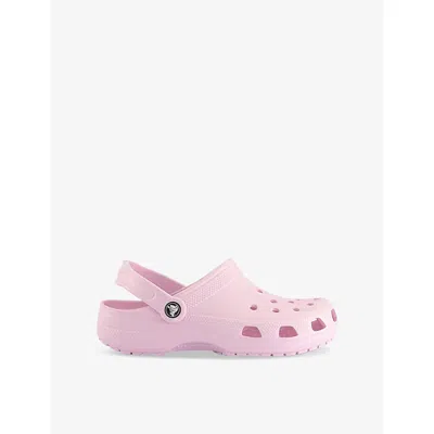 CROCS WOMENS PINK MILK CLASSIC RUBBER CLOGS EUR 41 / 8 UK