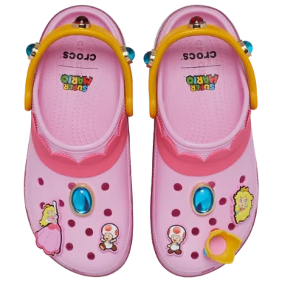 Crocs Womens Princess Peach Cls Platform Clogs In Pink