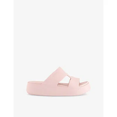 Crocs Womens  Getaway Rubber Sandals In Quartz