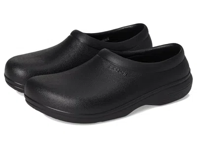 Crocs Work On The Clock Work Slip-on Slip On Shoes Black :