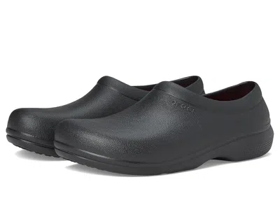 Crocs Work Work On The Clock Literide Slip-on Shoes Black :